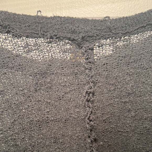 We The Free oversized Charcoal see through top - Picture 6 of 11